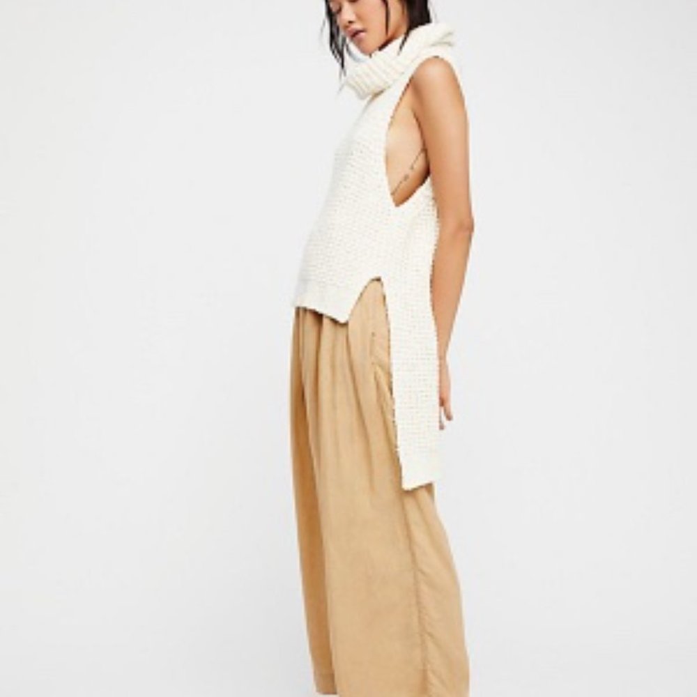 Free People Ivory "Skyscraper" sleeveless Size L